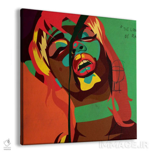 تابلو کاجی ۵ اثر دای کریس آرت (هنرمند) - نمای پرسپکتیو محصول