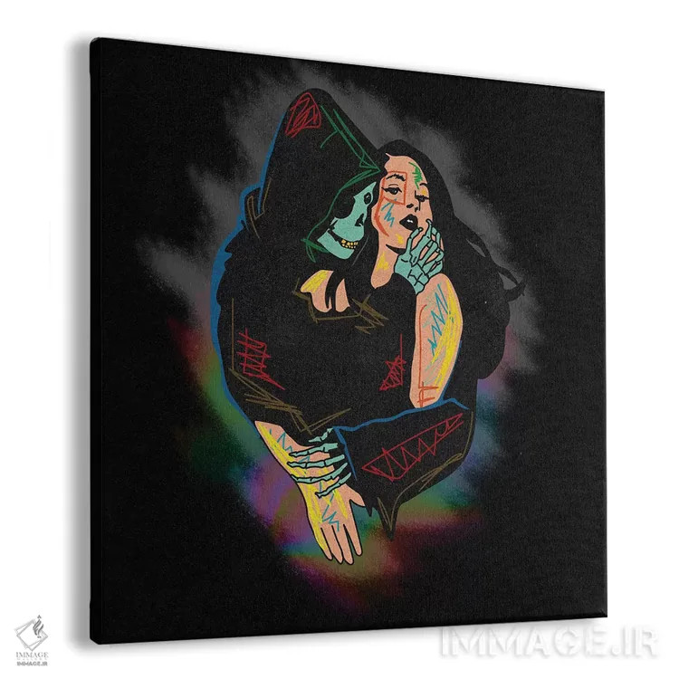 تابلو فرشتهٔ مرگ (Grim Reaper) اثر دای کریس آرت (هنرمند) - نمای پرسپکتیو محصول