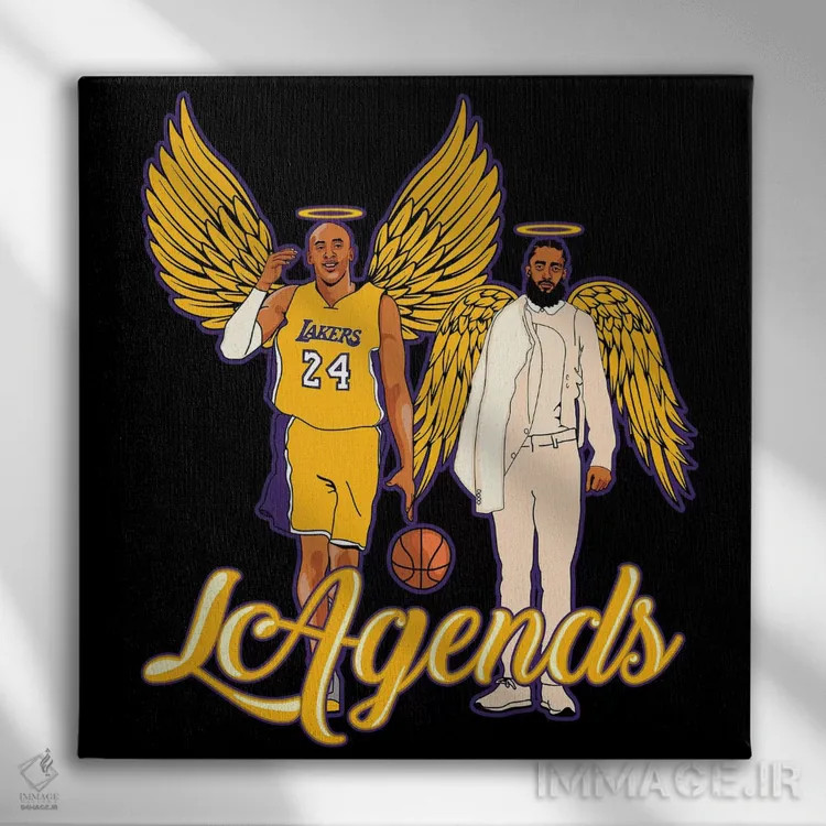 تابلو افسانهها (اشتباه املایی: Legends) اثر دای کریس آرت (هنرمند) - نمای روبهرو روی دیوار