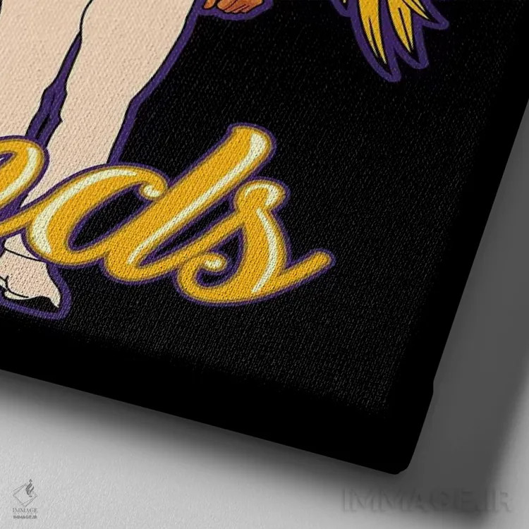 تابلو افسانهها (اشتباه املایی: Legends) اثر دای کریس آرت (هنرمند) - نمای نزدیک بافت بوم