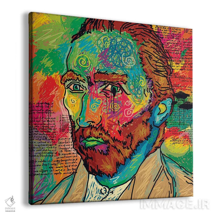 تابلو ون گوگ اثر دای کریس آرت (هنرمند) - نمای پرسپکتیو محصول