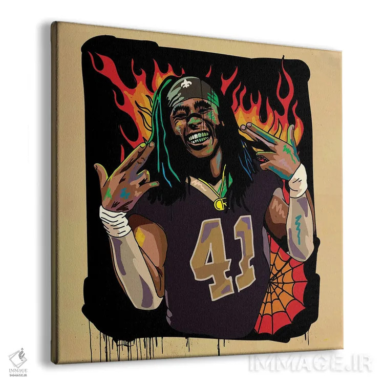 تابلو کامارا (نام خاص) اثر دای کریس آرت (هنرمند) - نمای پرسپکتیو محصول