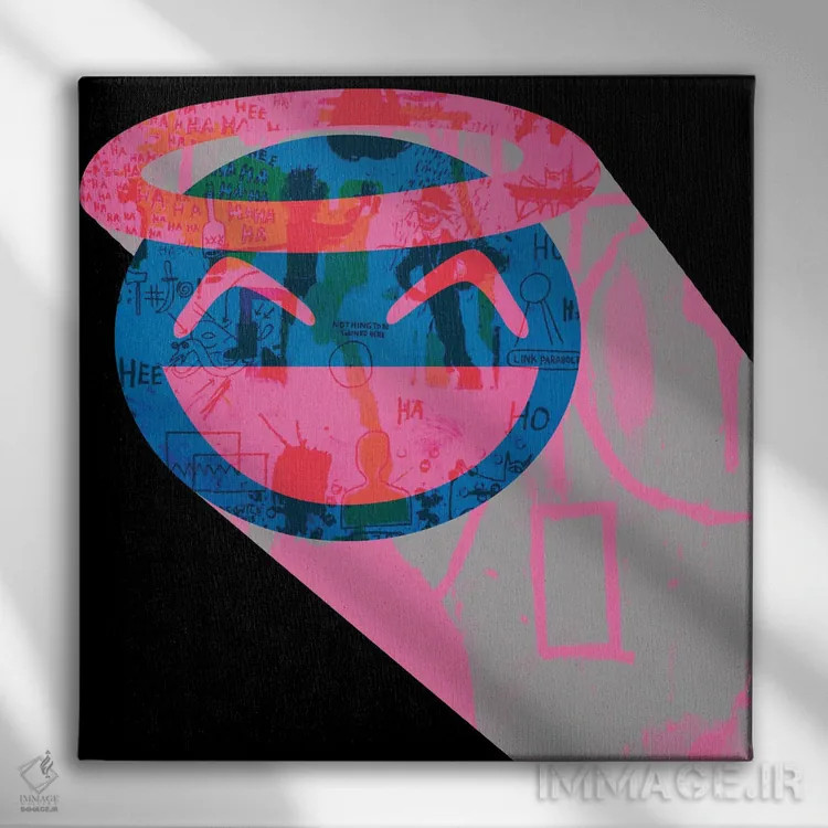 تابلو مالوجی متحرک اثر دای کریس آرت (هنرمند) - نمای روبهرو روی دیوار