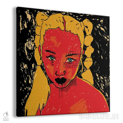 تابلو هیبرید باشکوه اثر دای کریس آرت (هنرمند) - نمای پرسپکتیو محصول