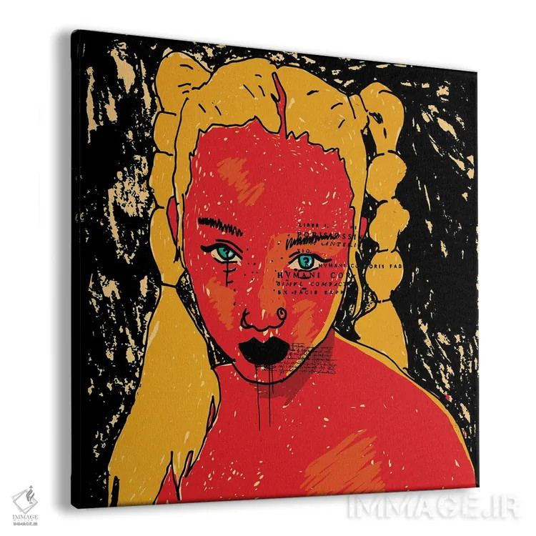 تابلو هیبرید باشکوه اثر دای کریس آرت (هنرمند) - نمای پرسپکتیو محصول