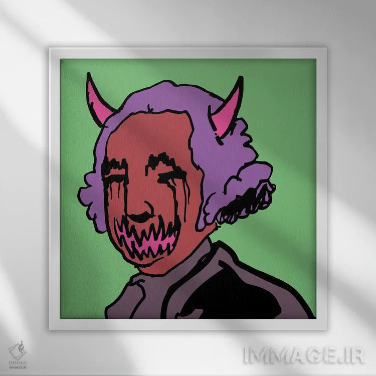 تابلو واشنگتن ۲۰۲۰ اثر دای کریس آرت (هنرمند) - نمای قابدار سفید