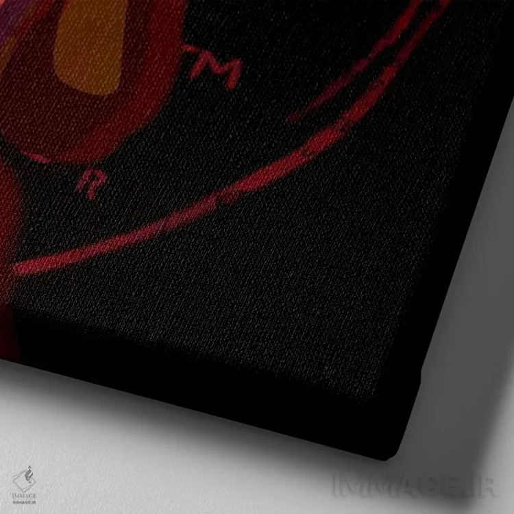 تابلو مارنیو ۳ اثر دای کریس آرت (هنرمند) - نمای نزدیک بافت بوم