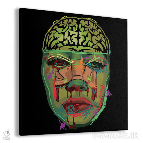 تابلو دختر طراح خونی اثر دای کریس آرت (هنرمند) - نمای پرسپکتیو محصول