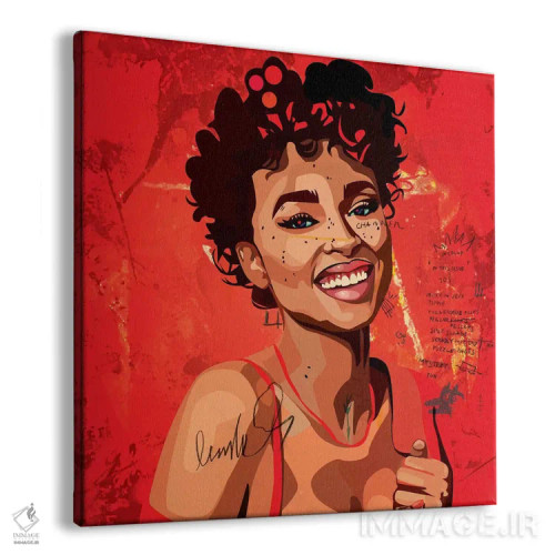 تابلو اشلی بلیک دوم (اثر هنری) اثر دای کریس آرت (هنرمند) - نمای پرسپکتیو محصول