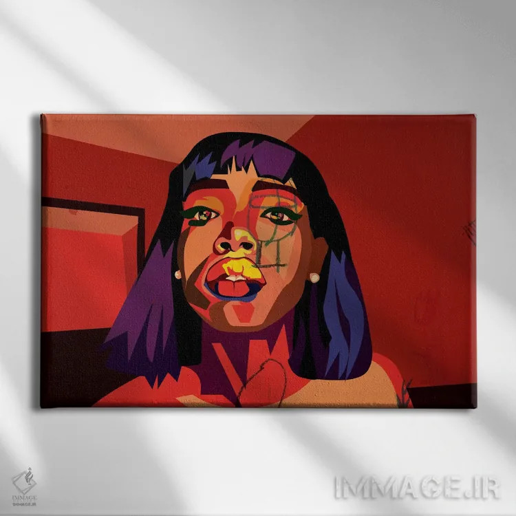 تابلو مارنو چهارم (اثر هنری) اثر دای کریس آرت (هنرمند) - نمای روبهرو روی دیوار