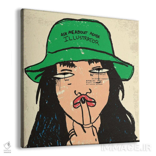 تابلو از من درباره ادوبی ایلاستریتور بپرسید اثر دای کریس آرت (هنرمند) - نمای پرسپکتیو محصول