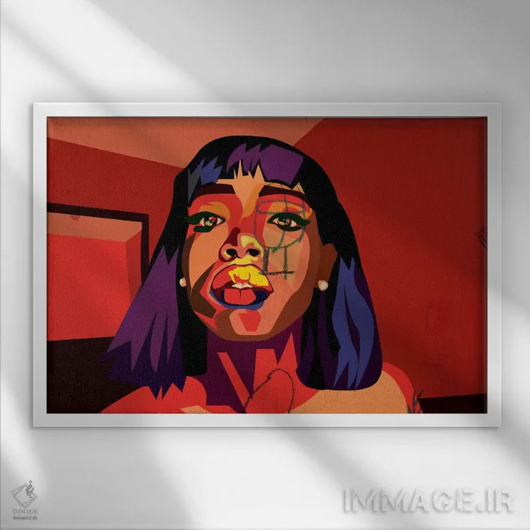 تابلو مارنو چهارم (اثر هنری) اثر دای کریس آرت (هنرمند) - نمای قابدار سفید