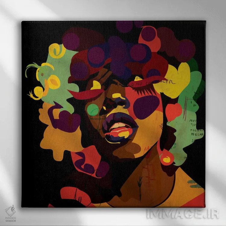 تابلو مارنو ششم (اثر هنری) اثر دای کریس آرت (هنرمند) - نمای روبهرو روی دیوار