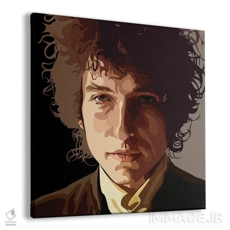 تابلو باب دیلن اثر دای کریس آرت (هنرمند) - نمای پرسپکتیو محصول