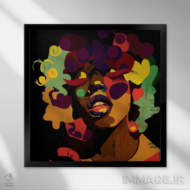 تابلو مارنو ششم (اثر هنری) اثر دای کریس آرت (هنرمند) - نمای قابدار مشکی