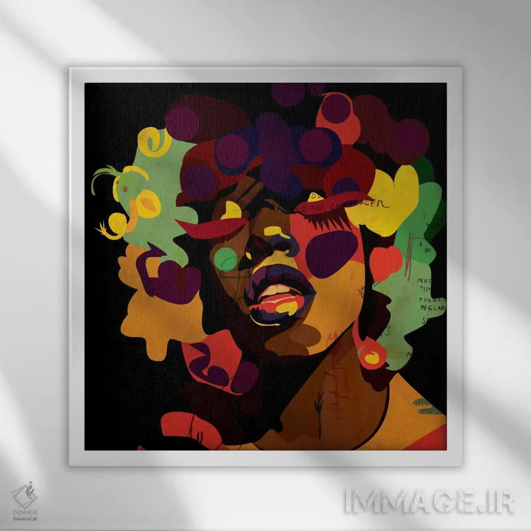 تابلو مارنو ششم (اثر هنری) اثر دای کریس آرت (هنرمند) - نمای قابدار سفید