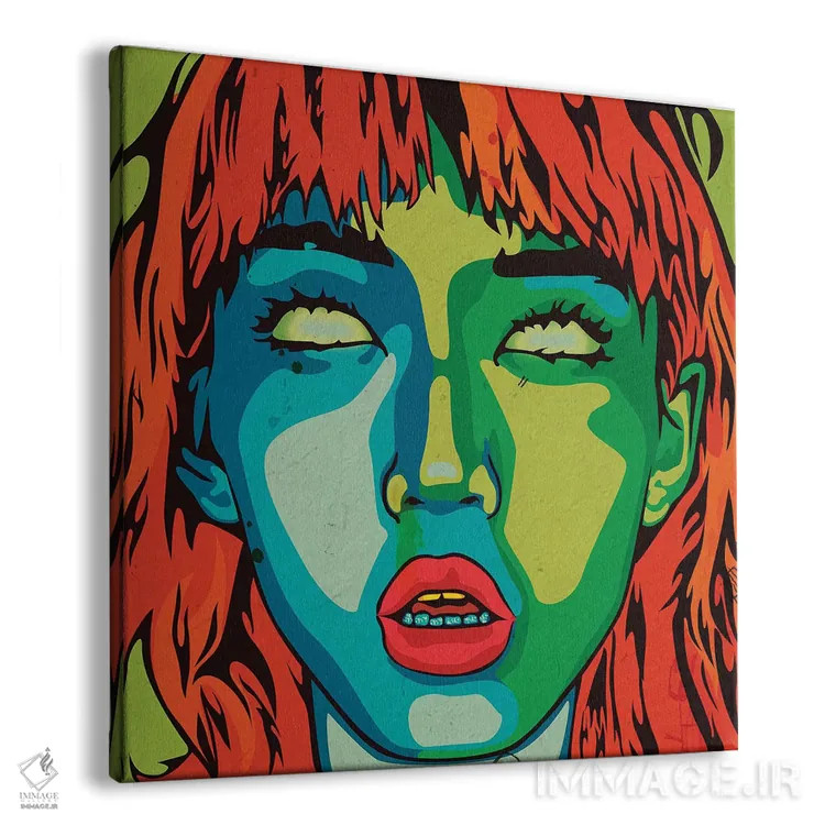 تابلو چشمهای او اثر دای کریس آرت (هنرمند) - نمای پرسپکتیو محصول