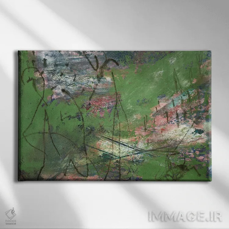 تابلو فرار کریسمسی اثر دب چانی - نمای روبهرو روی دیوار