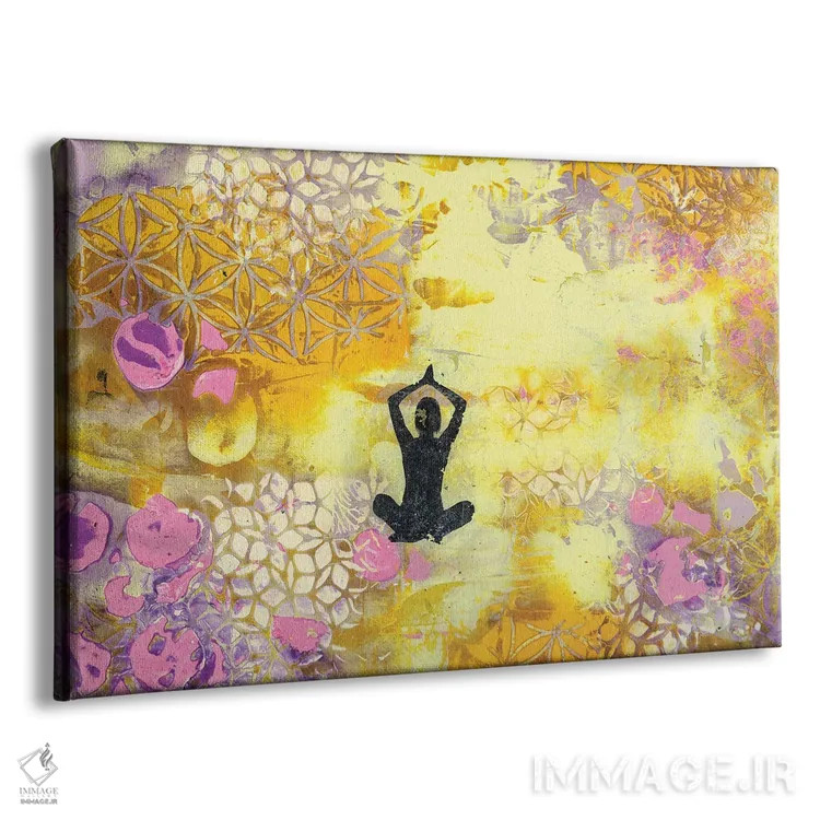 تابلو یادم میماند مدیتیشن کنم اثر دب چانی - نمای پرسپکتیو محصول