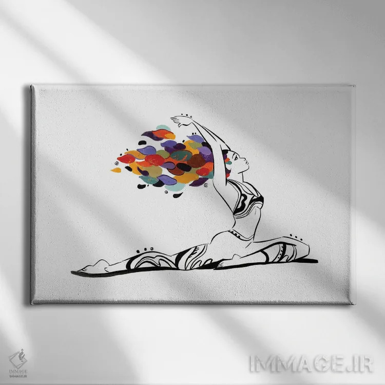 تابلو رهایی اثر دیوید کلمن جونیور - نمای روبهرو روی دیوار