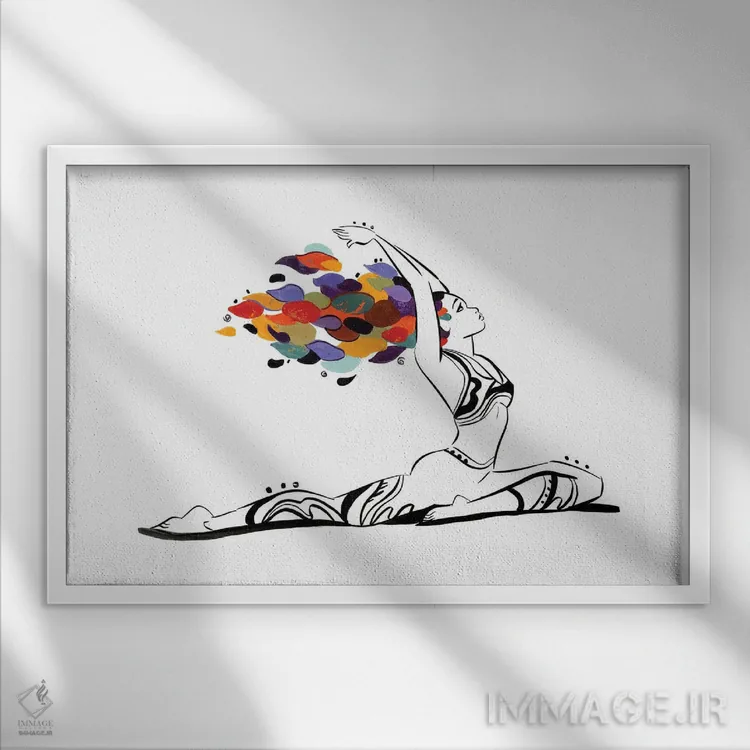 تابلو رهایی اثر دیوید کلمن جونیور - نمای قابدار سفید