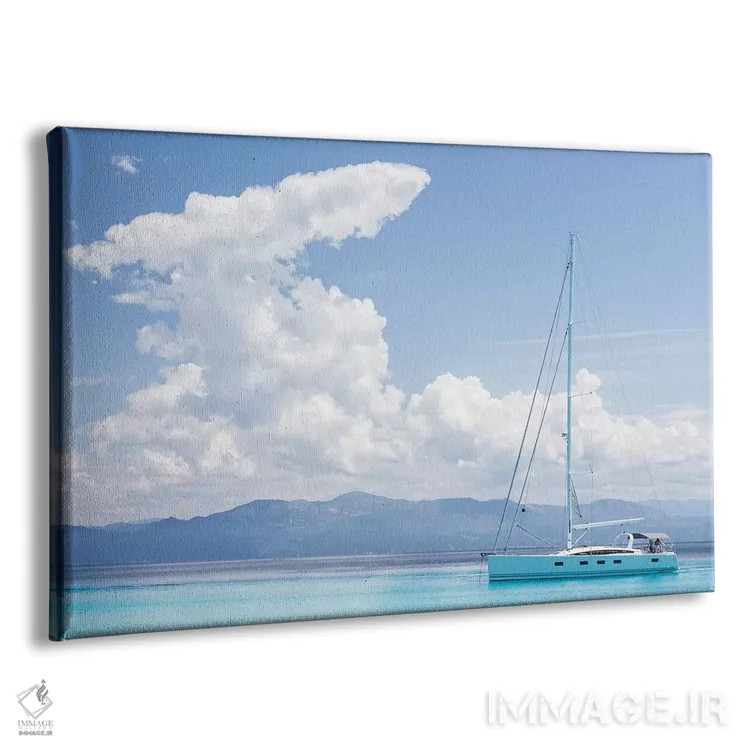 تابلو کورفو نقرهای ۱۸ اثر دیوید کلاپ - نمای پرسپکتیو محصول