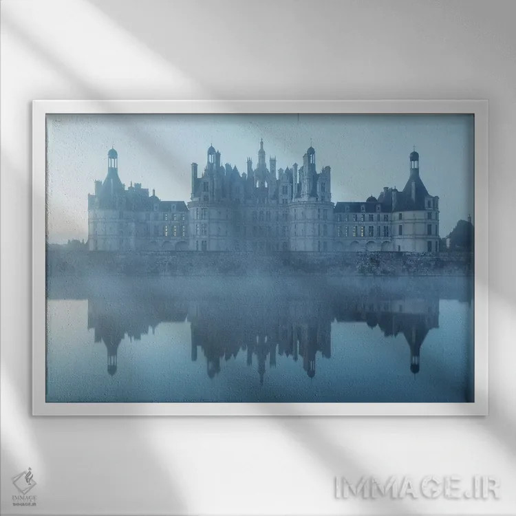 تابلو شامبور ۲ اثر دیوید کلاپ - نمای قابدار سفید