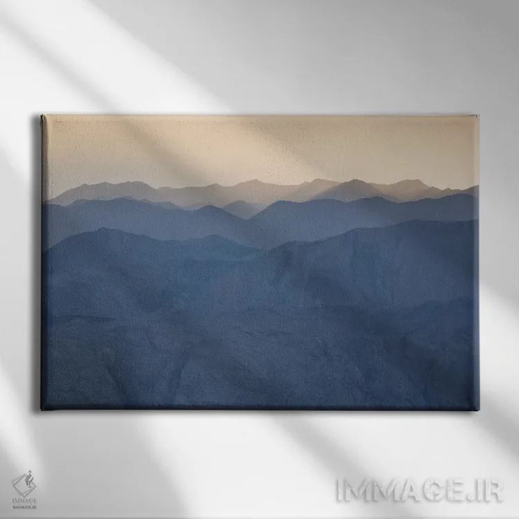 تابلو تپههای شنی مسکیت ۴ اثر دیوید کلاپ - نمای روبهرو روی دیوار