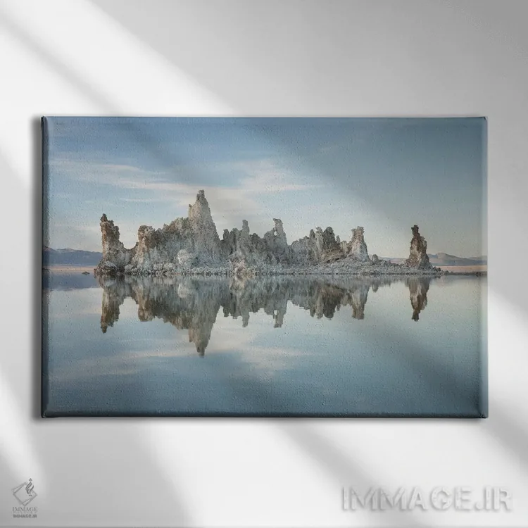تابلو دریاچه مونو ۱ اثر دیوید کلاپ - نمای روبهرو روی دیوار