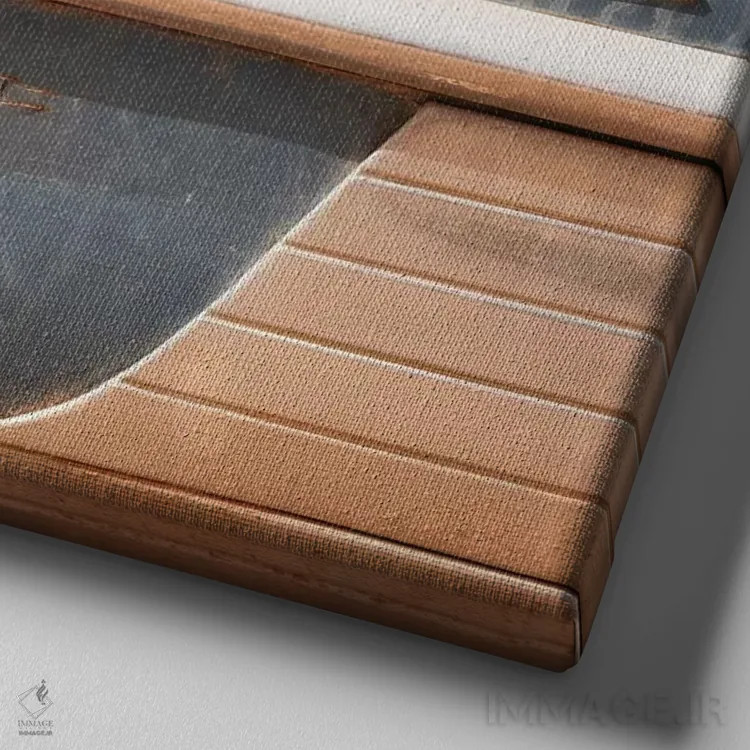 تابلو رودهاوس درهای نامیبیا ۳ اثر دیوید کلاپ - نمای نزدیک بافت بوم