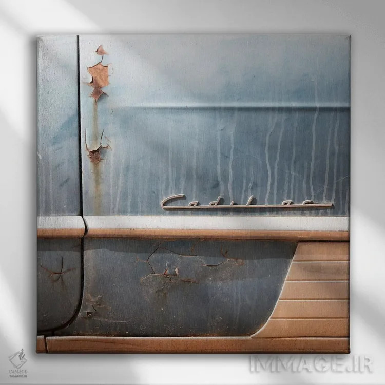 تابلو رودهاوس درهای نامیبیا ۳ اثر دیوید کلاپ - نمای روبهرو روی دیوار