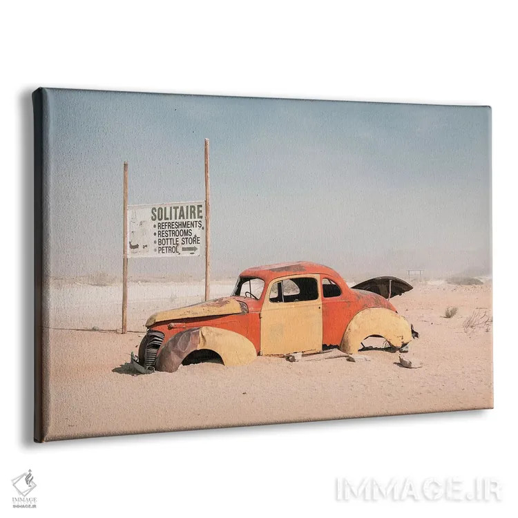 تابلو سولیتر نامیبیا ۲ اثر دیوید کلاپ - نمای پرسپکتیو محصول