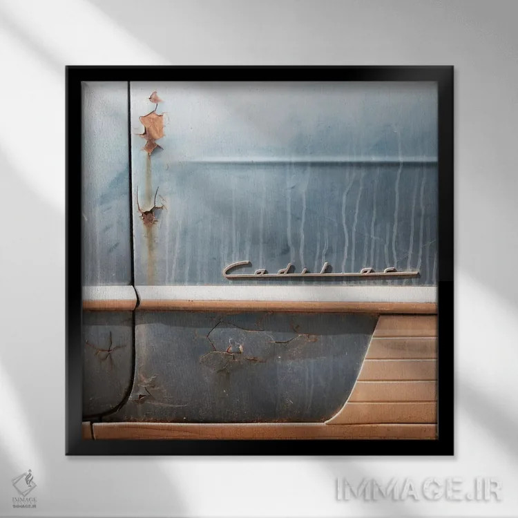 تابلو رودهاوس درهای نامیبیا ۳ اثر دیوید کلاپ - نمای قابدار مشکی