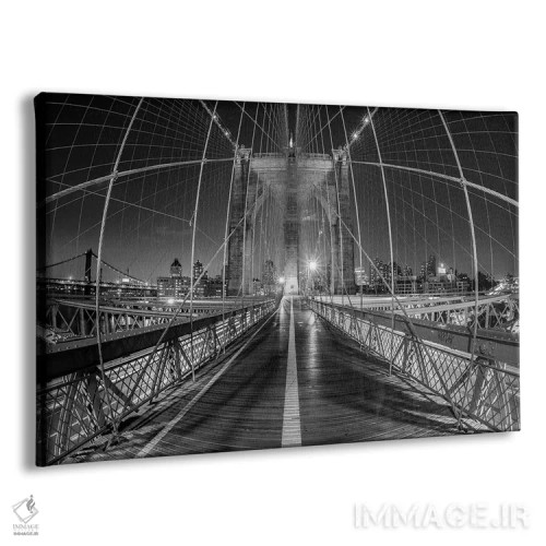 تابلو پل بروکلین نیویورک ۶ اثر دیوید کلاپ - نمای پرسپکتیو محصول