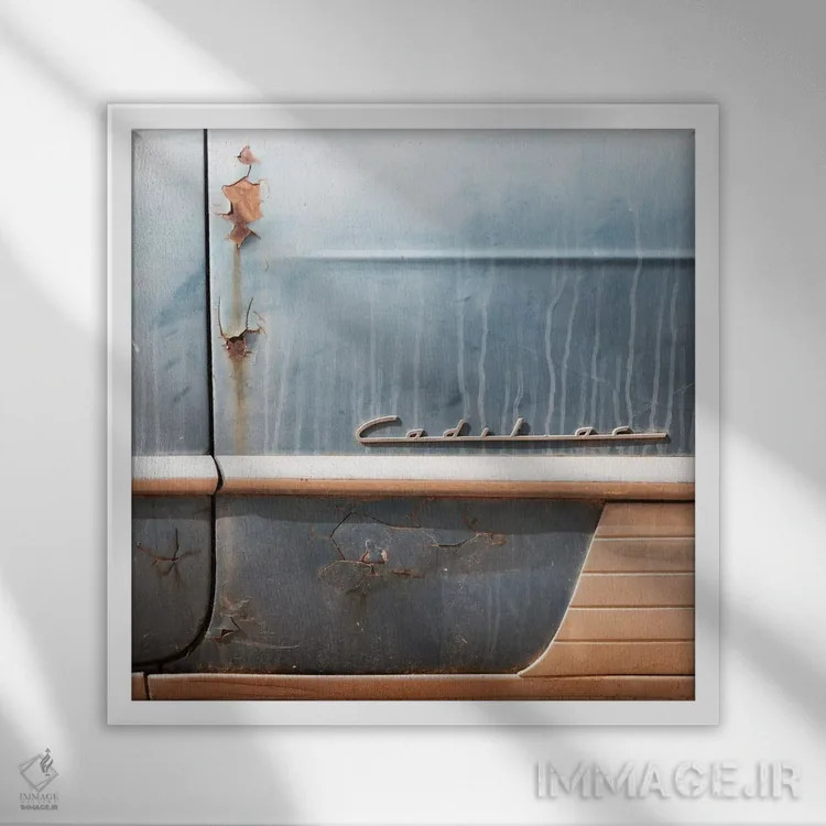 تابلو رودهاوس درهای نامیبیا ۳ اثر دیوید کلاپ - نمای قابدار سفید