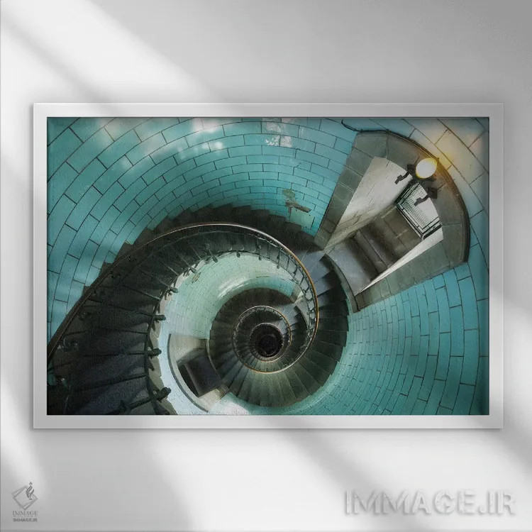 تابلو Penmarc'h Eckmühl VI,بریتانی، پنمارک اکمیل ۶ اثر دیوید کلاپ - نمای قابدار سفید