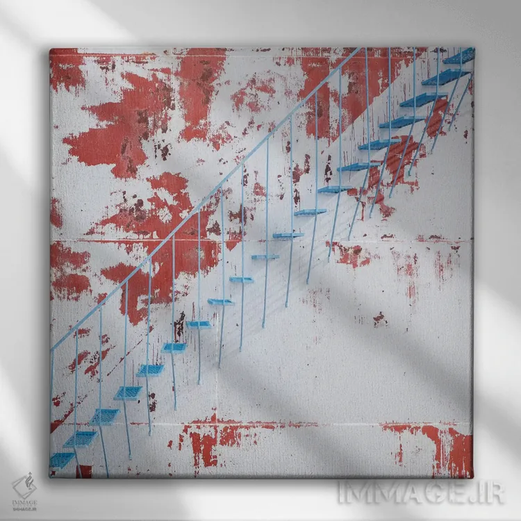 تابلو کارخانه فردونیا یوتا ۱ اثر دیوید کلاپ - نمای روبهرو روی دیوار