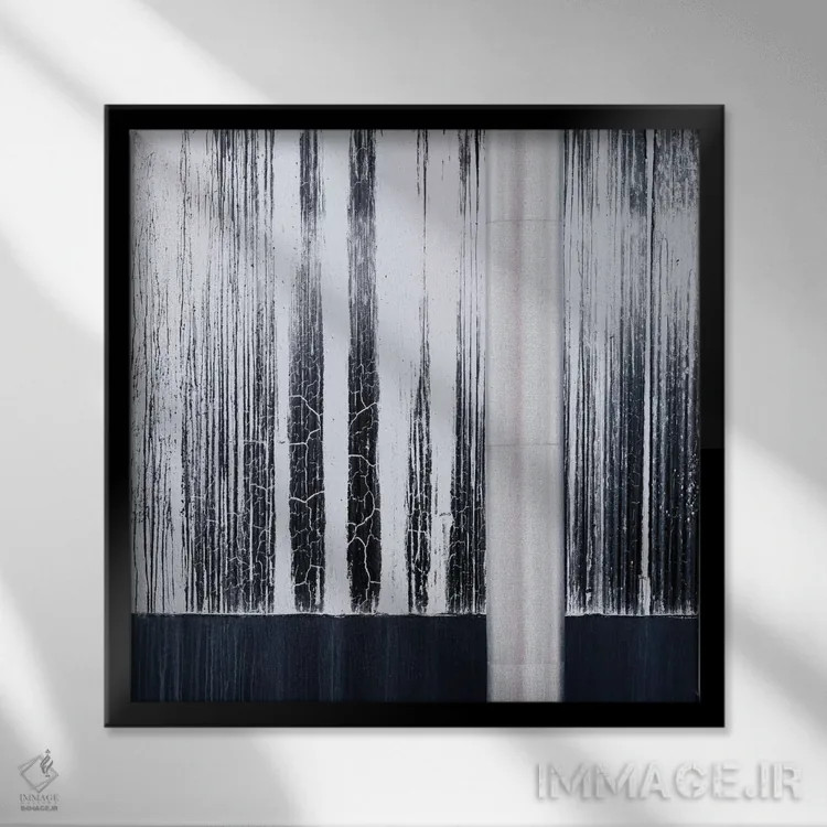 تابلو کارخانهٔ فردونیا یوتا شمارهٔ چهار اثر دیوید کلاپ - نمای قابدار مشکی