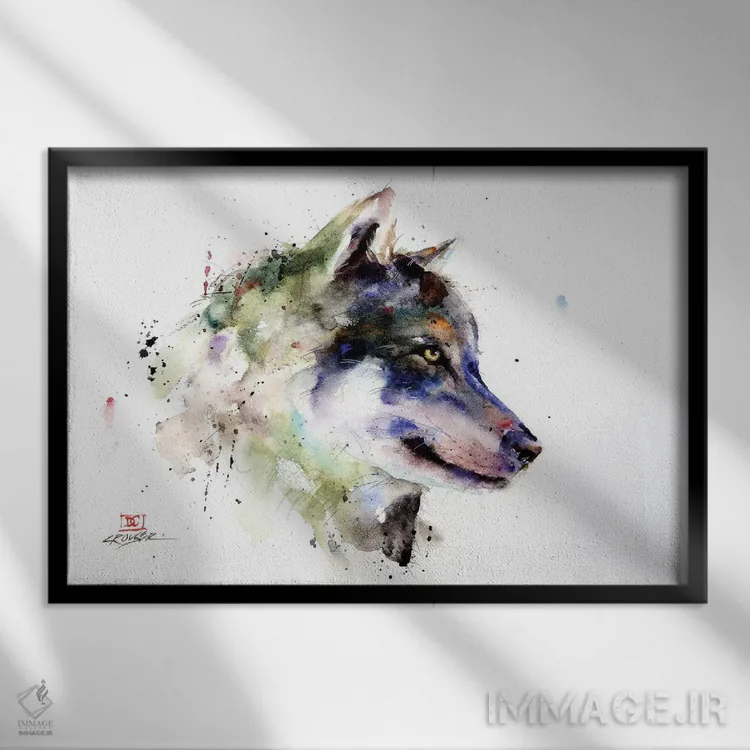 تابلو نگهبان اثر باور کراوزر - نمای قابدار مشکی