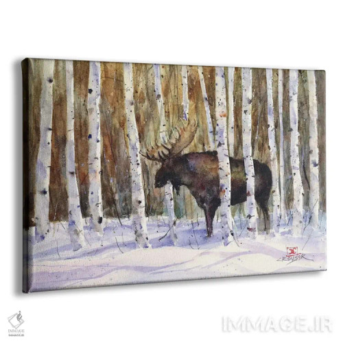 تابلو لحظهای استراحت اثر باور کراوزر - نمای پرسپکتیو محصول