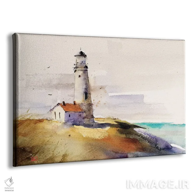 تابلو فانوس دریایی تابستانی اثر باور کراوزر - نمای پرسپکتیو محصول