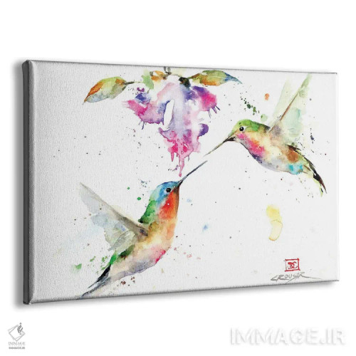 تابلو دلدادهها اثر باور کراوزر - نمای پرسپکتیو محصول