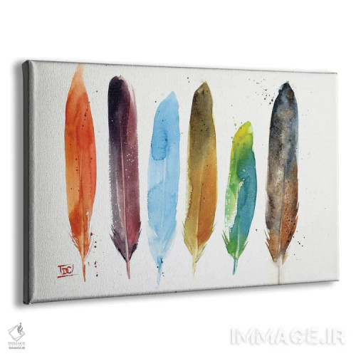 تابلو پرها اثر باور کراوزر - نمای پرسپکتیو محصول