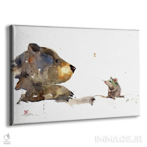 تابلو خرس و موش اثر باور کراوزر - نمای پرسپکتیو محصول