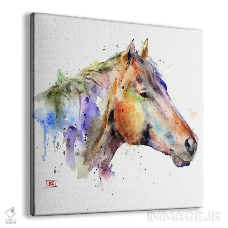 تابلو اسب اثر باور کراوزر - نمای پرسپکتیو محصول
