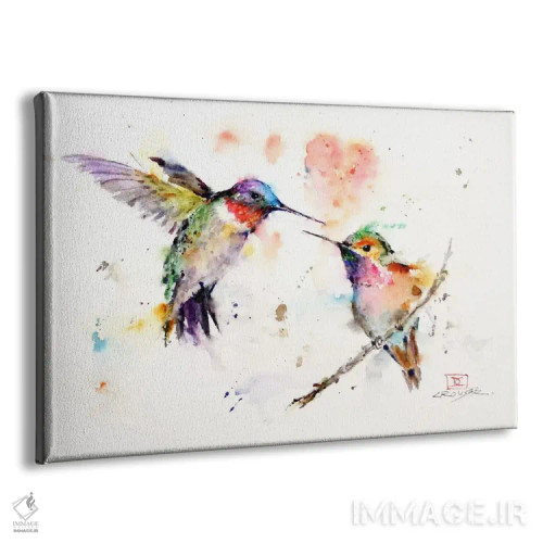 تابلو مرغان مگسخوار اثر باور کراوزر - نمای پرسپکتیو محصول