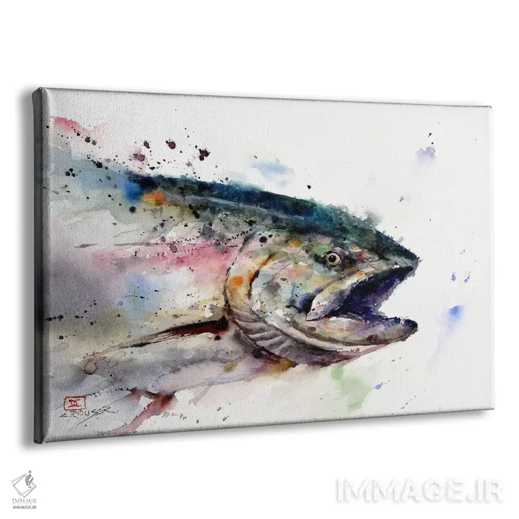 تابلو ماهی II اثر باور کراوزر - نمای پرسپکتیو محصول