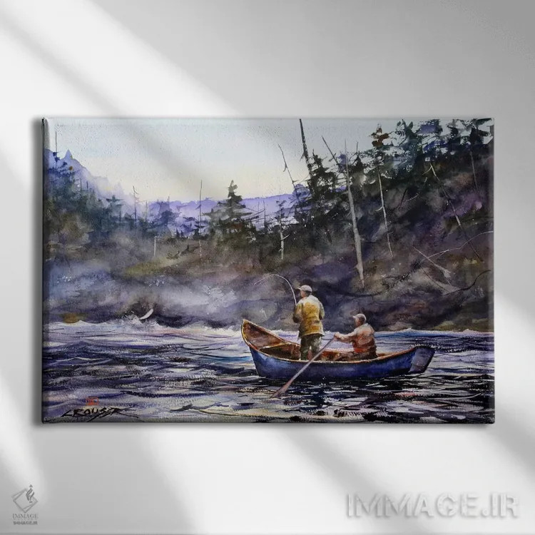 تابلو در قایق اثر باور کراوزر - نمای روبهرو روی دیوار