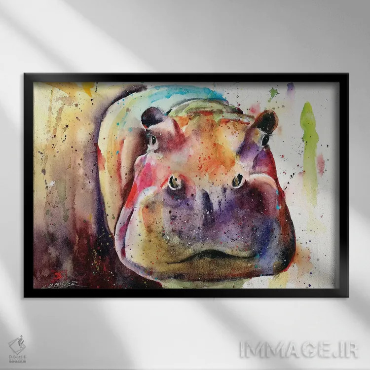 تابلو آل بزرگ (نام خاص، توضیح در صورت نیاز) اثر باور کراوزر - نمای قابدار مشکی