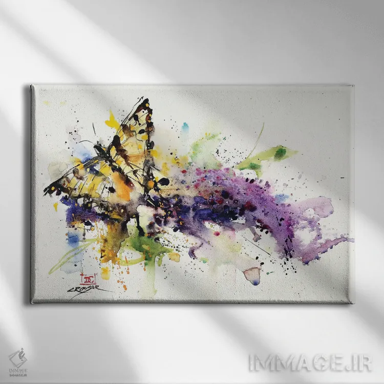 تابلو فراغت و لذت اثر باور کراوزر - نمای روبهرو روی دیوار